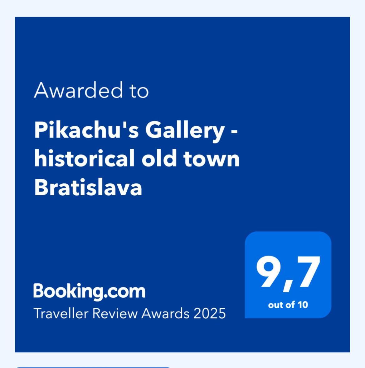 Pikachu'S Gallery - Historical Old Town Братислава Экстерьер фото